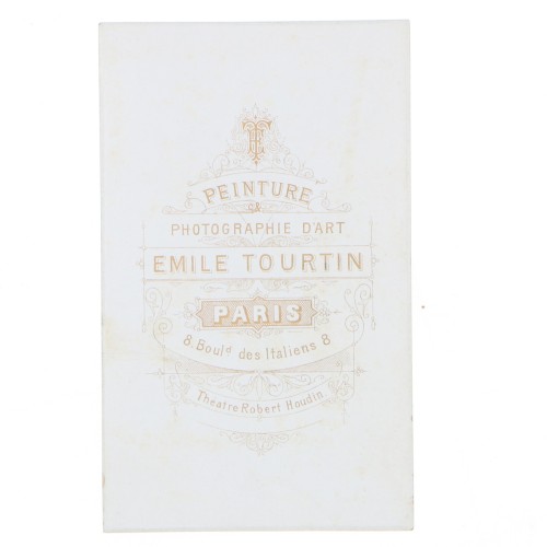 Carte de Visite Fotografo Emile Tourtin