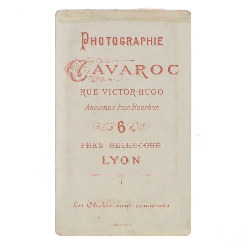 Carte de Visite Fotografo Cavaroc