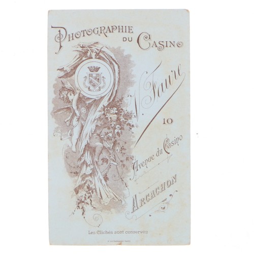 Carte de Visite Fotografo V.Faure