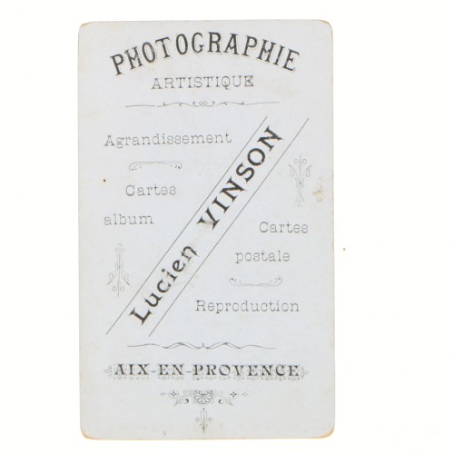 Carte de Visite Fotografo L.Vinson