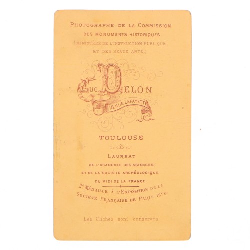 Carte de Visite Fotografo E.Delon