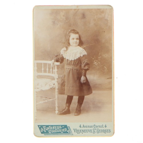 Carte de Visite Fotografo A.Fontenelle-Couturier