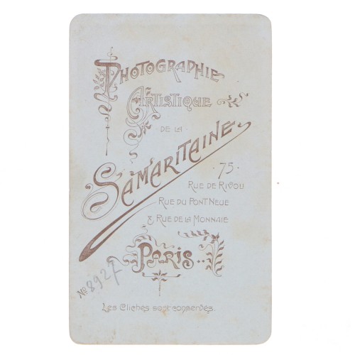 Carte de Visite Fotografo Samaritaine