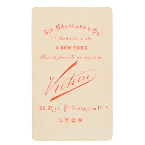 Carte de Visite Fotografo Victoire