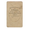 Carte de Visite Fotografo A.zagel