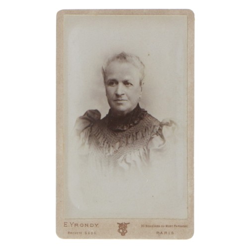 Carte de Visite Fotografo E.Yrondy