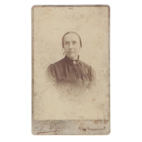 Carte de Visite Fotografo F.Wyss