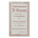 Carte de Visite Fotografo F.Gonon