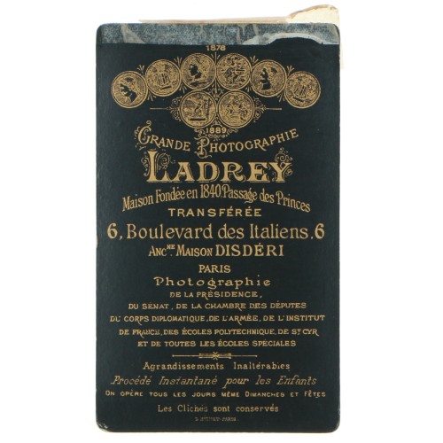 Carte de Visite Fotografo Ladrey