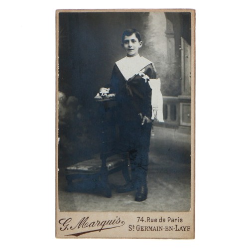 Carte de Visite Fotografo G.Marquis