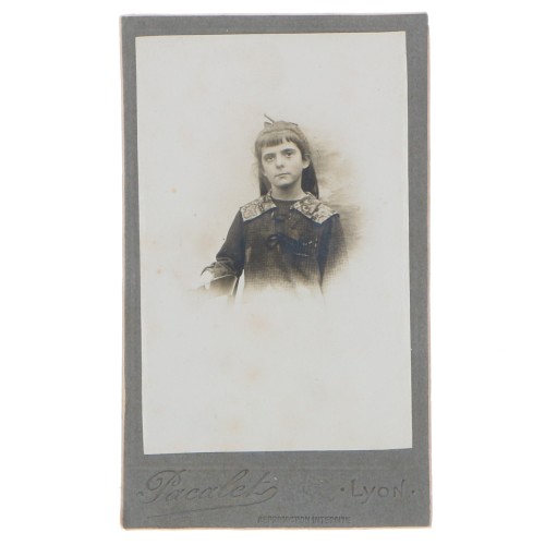 Carte de Visite Fotografo F.Pacalet