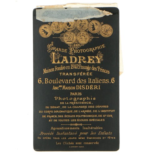 Carte de Visite Fotografo Ladrey