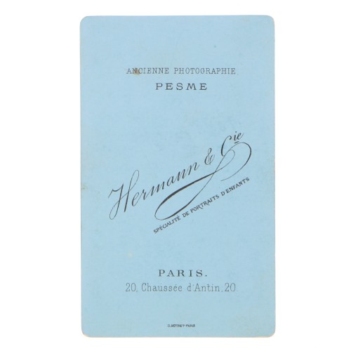 Carte de Visite Fotografo Hermann & Cie