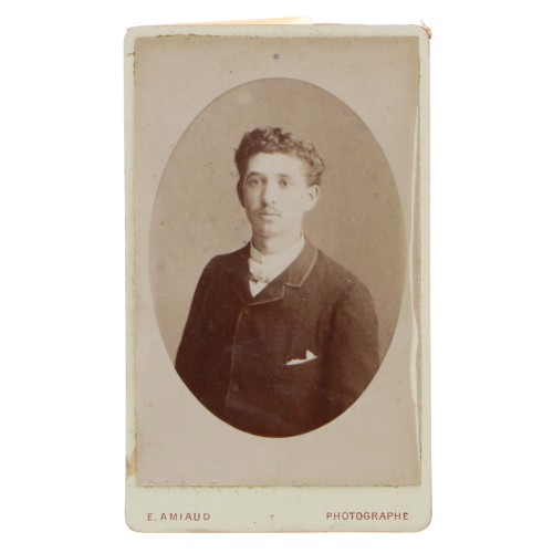 Carte de Visite Fotografo E.Amiaud