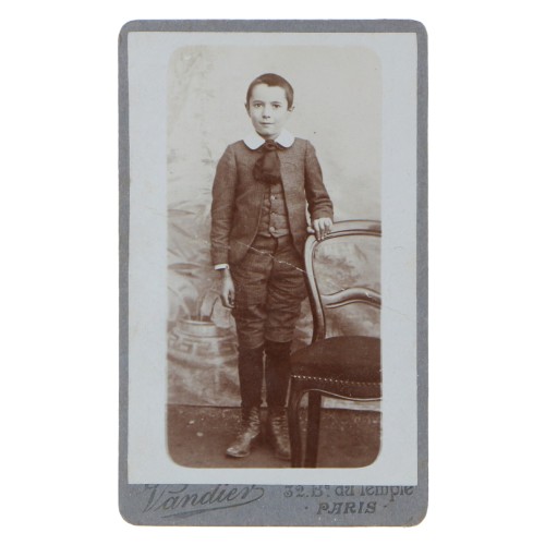 Carte de Visite Fotografo Vandler