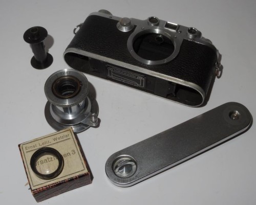 Cámara Leica IIIc número de serie 401990