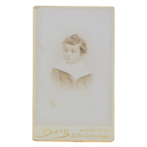 Carte de Visite Fotografo Bary