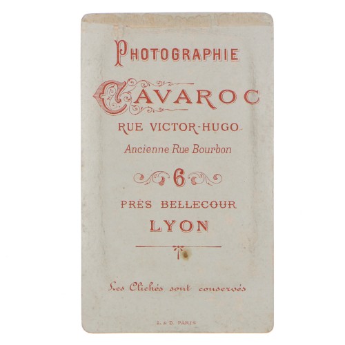 Carte de Visite Fotografo Cavaroc