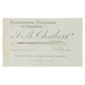 Carte de Visite Fotografo J.B.Chabert