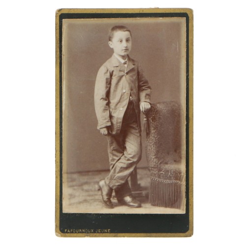 Carte de Visite Fotografo Fafournoux Jeune