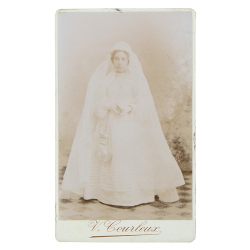 Carte de Visite Fotografo V.Courleux