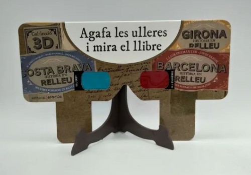 Gafas anagrifo promocional libros 'Història en Relleu' x2