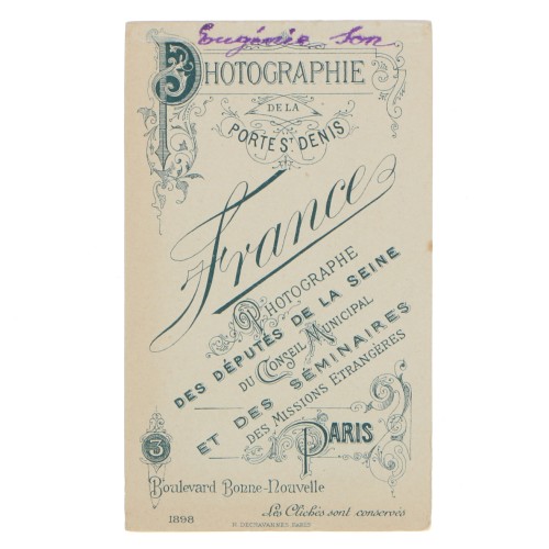 Carte de Visite Fotografo France