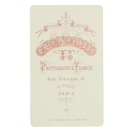 Carte de Visite Fotografo Franck