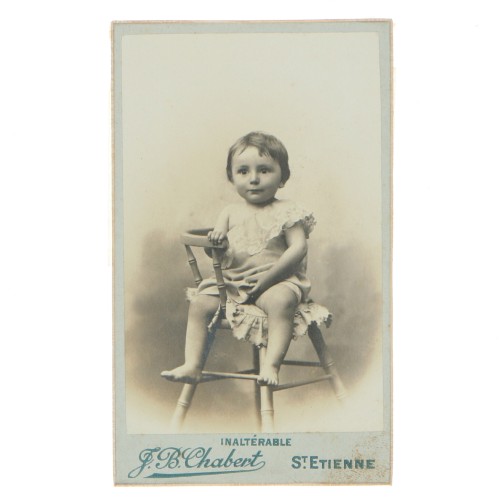 Carte de Visite Fotografo J.B.Chabert