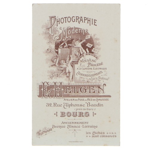 Carte de Visite Fotografo E.Helgen