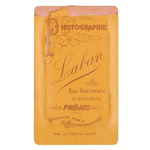 Carte de Visite Fotografo Laban