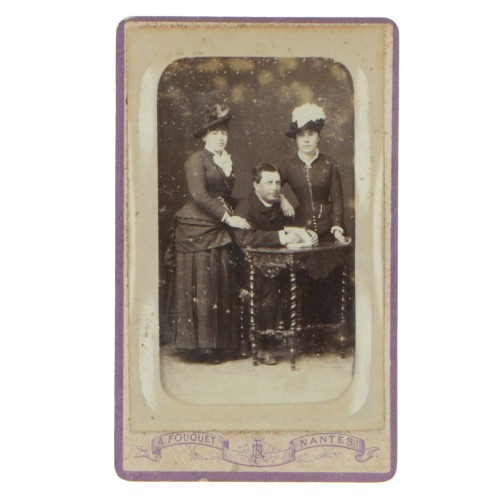 Carte de Visite Fotografo A.Fouquet