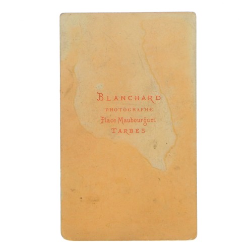 Carte de Visite Fotografo Blanchard