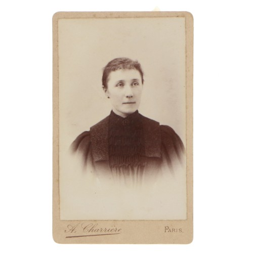 Carte de Visite Fotografo A.Charriere