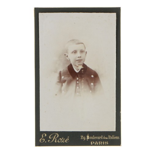 Carte de Visite Fotografo E.Roze