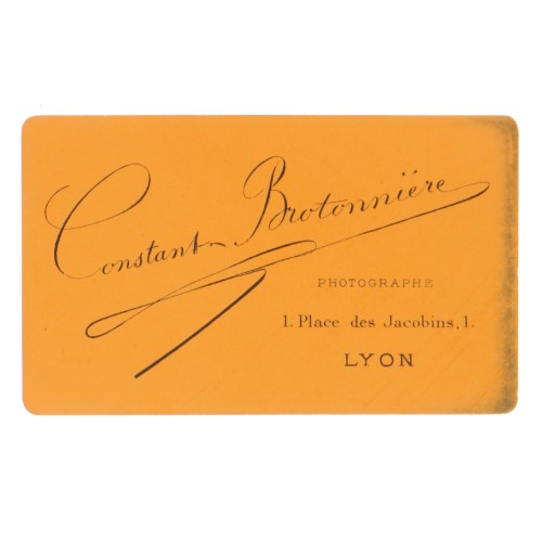 Carte de Visite Fotografo Constant Brotonniere