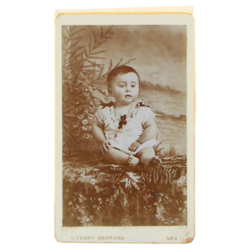 Carte de Visite Fotografo G.Vernu Bernard