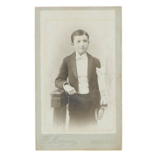 Carte de Visite Fotografo F.Morgon