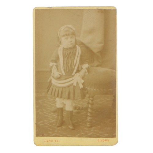 Carte de Visite Fotografo C.Drutel