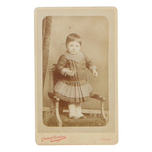 Carte de Visite Fotografo Gustave Boscher