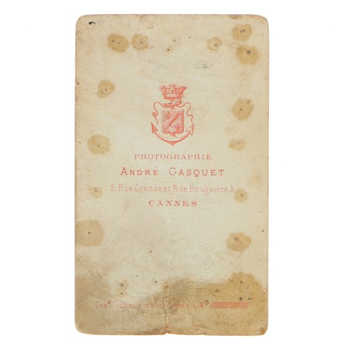 Carte de Visite Fotografo Andre Gasquet