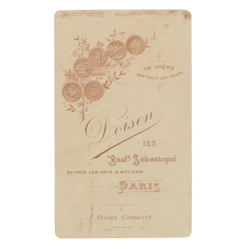 Carte de Visite Fotografo Doisen