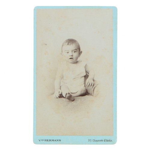 Carte de Visite Fotografo V.Hermann