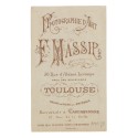 Carte de Visite Fotografo F.Massip