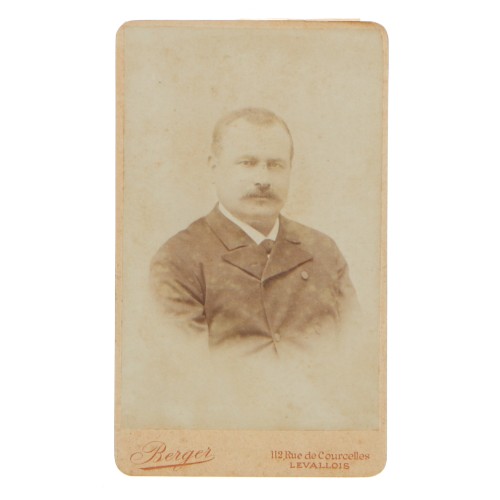 Carte de Visite Fotografo Berger