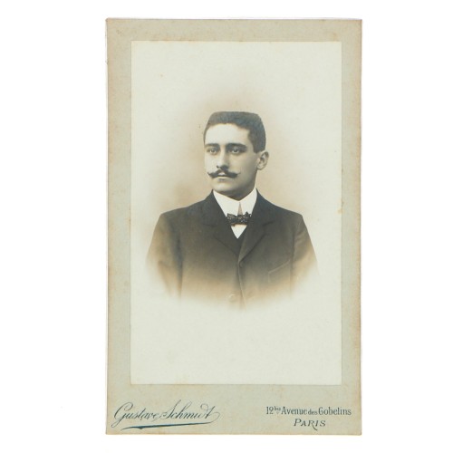 Carte de Visite Fotografo Gustave Schmidt