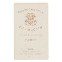 Carte de Visite Fotografo Ch.Jacotin