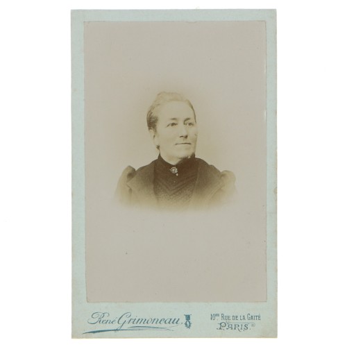 Carte de Visite Fotografo Rene Grimoneau