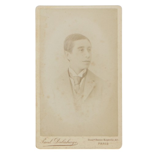 Carte de Visite Fotografo Paul Delahaye