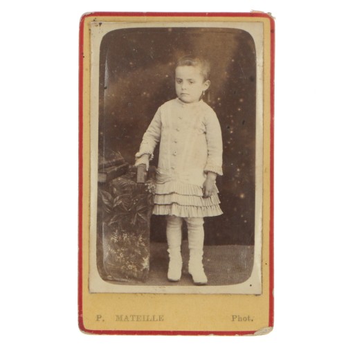 Carte de Visite Fotografo P.Mateille